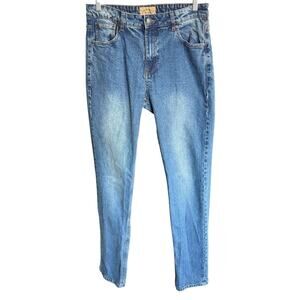 LONGJOHN & SONS Straight Leg Jeans Men's Size 32x36 Ranch Blue Stretch Casual